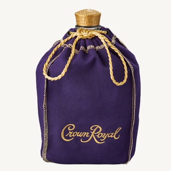 8 Crown Royal Drawstring Purple Bags - Picture 2 of 5